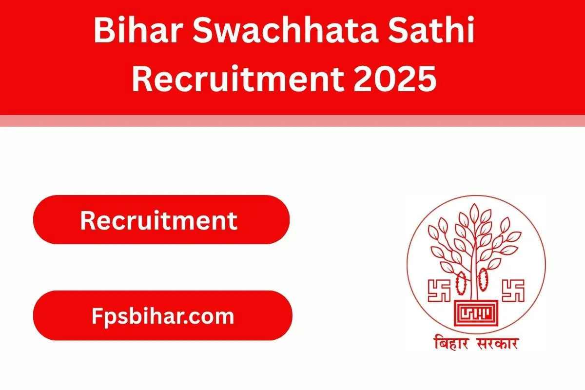 Bihar Swachhata Sathi Recruitment 2025